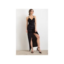 Sukienka LA Maxi. Czarne sukienki damskie Flawdress, xs, bez wzorów, eleganckie, bez kołnierzyka, bez rękawów, maxi. Za 229,00 zł.