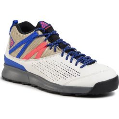 Buty NIKE - Okwahn II 525367 100 Sail/Racer Blue/Racer Pink. Białe buty sportowe męskie Nike, ze skóry, bez zapięcia, do biegania. W wyprzedaży za 399,00 zł.