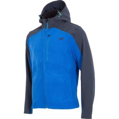 Męska bluza 4F Softshell Blue. Niebieskie bluzy męskie rozpinane marki Astratex, z materiału. Za 183,39 zł.