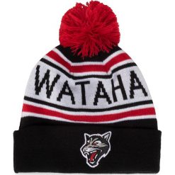 Czapka NEW ERA - Wataha Stripe Kni 12489432 Czarny Kolorowy. Czarne czapki męskie New Era, na zimę, bez wzorów, z materiału. W wyprzedaży za 99,00 zł.