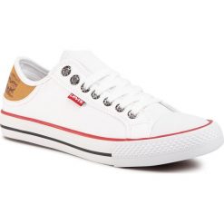 Trampki LEVI'S - 223001-733-51 Regular White. Białe półbuty męskie Levi's®, na co dzień, bez wzorów, z gumy, bez zapięcia. Za 169,00 zł.