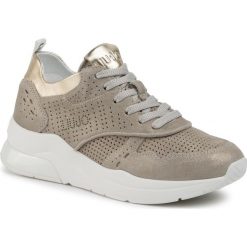 Sneakersy LIU JO - Karlie 14 BA0007 PX056 Bone S1811. Szare półbuty damskie Liu Jo, ze skóry. Za 759,00 zł.