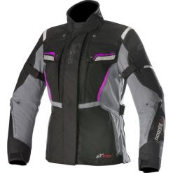 Kurtka tekstylia ALPINESTARS STELLA BOGOTA V2 DRYSTAR kolor czarny/fioletowy/szary, rozmiar XL. Szare kurtki damskie Alpinestars, xl, bez wzorów, z materiału, bez kaptura. W wyprzedaży za 939,01 zł.