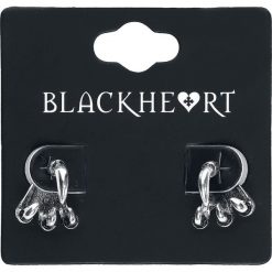 Kolczyki damskie: Blackheart Claw Kolczyki – Earpin srebrny
