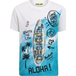 Desigual FREDDIE Tshirt z nadrukiem white. Białe t-shirty męskie z nadrukiem Desigual, z bawełny. Za 149,00 zł.