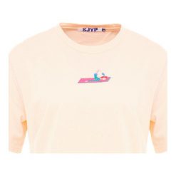 T-shirty damskie: Steve J & Yoni P / SJYP Tshirt basic blush