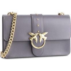Torebka PINKO - Love Simply 8 Tracolla PE 19 PLTT 1P21Y Y5EU Dark Grey I67. Szare torebki klasyczne damskie marki Pinko, bez wzorów, ze skóry, eleganckie, bez dodatków. Za 1319,00 zł.