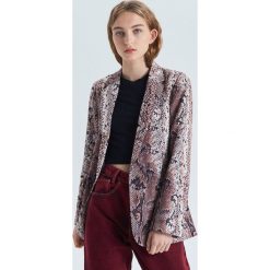 Marynarka - Beżowy. Brązowe marynarki damskie Cropp, s, bez wzorów. Za 139,99 zł.