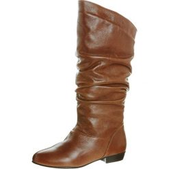 Buty zimowe damskie: KMB LELO Kozaki brandy