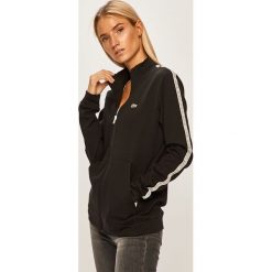 Lacoste - Bluza. Czarne bluzy damskie Lacoste, z aplikacjami, z bawełny. W wyprzedaży za 449,90 zł.