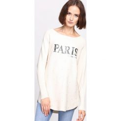 Beżowy Sweter Block My Mind. Brązowe swetry klasyczne damskie Born2be, l, z dzianiny, z okrągłym kołnierzem. Za 49,99 zł.