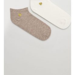 Fulloff - Skarpetki (2-pack). Pomarańczowe skarpetki damskie Fulloff, bez wzorów, z bawełny. W wyprzedaży za 19,90 zł.