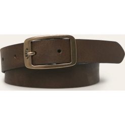 Levi's - Pasek skórzany. Pomarańczowe paski damskie Levi's®, w paski, ze skóry. Za 169,90 zł.