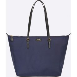 Lauren Ralph Lauren - Torebka 431687516002. Niebieskie torebki klasyczne damskie marki Lauren Ralph Lauren, bez wzorów, z materiału, casualowe, na ramię, duże, bez dodatków. W wyprzedaży za 449,90 zł.