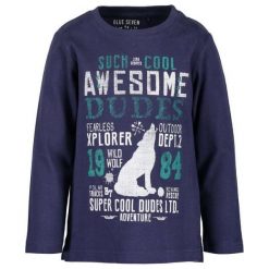 Blue Seven T-Shirt Chłopięcy Z Napisami 110 Niebieski. Niebieskie t-shirty chłopięce marki Blue Seven, z nadrukiem, z bawełny. Za 49,00 zł.