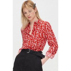 Koszula ze wzorem - Czerwony. Czerwone koszule damskie Cropp, s, bez wzorów, bez kołnierzyka, bez rękawów. Za 49,99 zł.