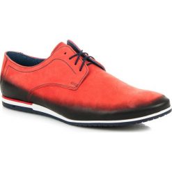 Czerwone półbuty casual. Czarne półbuty męskie marki LUCCA. Za 199,90 zł.