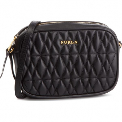 Torebka FURLA - Cometa 993007 E ET31 2Q0 Onyx. Czarne listonoszki damskie Furla, ze skóry. Za 690,00 zł.