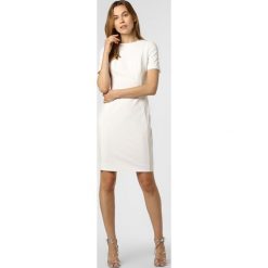 Calvin Klein - Sukienka damska, beżowy. Brązowe sukienki damskie Calvin Klein, na co dzień, bez wzorów, eleganckie, bez kołnierzyka, bez rękawów, proste. Za 349,95 zł.