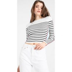 Swetry klasyczne damskie: Topshop STRIPE SPORTY Sweter ecru