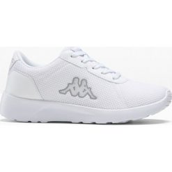 Sneakersy Kappa bonprix biały. Białe buty sportowe damskie bonprix, bez wzorów, sportowe. Za 134,99 zł.
