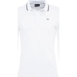 Emporio Armani Koszulka polo bianco ottico. Białe koszulki polo Emporio Armani, m, z bawełny. Za 509,00 zł.