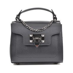 Torebka w kolorze czarnym - (S)17 x (W)16 x (G)6,5 cm. Czarne torebki klasyczne damskie Bestsellers bags, w paski, z materiału. W wyprzedaży za 219,95 zł.