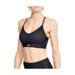 Under Armour Biustonosz Under Infinity Low, KOBIETY 1351985–001 | CZARNY M. Czarne biustonosze damskie termoaktywne Under Armour, m, bez wzorów, outdoorowe. W wyprzedaży za 227,76 zł.