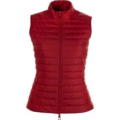 Kamizelka Geox W Ascythia Vest W9223C T2533 F7179. Czerwone kamizelki damskie Geox, bez wzorów, z poliamidu, bez kaptura. W wyprzedaży za 239,00 zł.