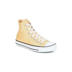 Buty Converse CHUCK TAYLOR ALL STAR HI. Żółte trampki i tenisówki damskie Converse, bez wzorów, bez zapięcia. Za 263,20 zł.
