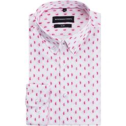 Koszula SIMONE KDWS000184. Różowe koszule męskie Giacomo Conti, m, bez wzorów, button down, bez rękawów. Za 199,00 zł.