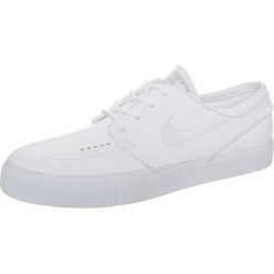 Nike SB ZOOM STEFAN JANOSKI L Tenisówki i Trampki white/whitewolf grey. Białe tenisówki damskie marki Nike SB, ze skóry. W wyprzedaży za 215,40 zł.