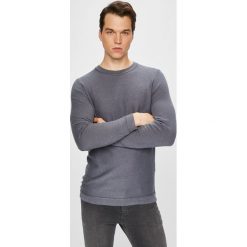 Selected - Sweter. Szare swetry męskie Selected, s, bez wzorów, z bawełny, z okrągłym kołnierzem, bez kaptura. W wyprzedaży za 59,90 zł.