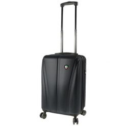 Mia Toro walizka podróżna M1238/3-S czarny. Czarne walizki Mia Toro, bez wzorów, eleganckie. Za 369,00 zł.