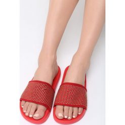 Czerwone Klapki Private Emotions. Czerwone klapki damskie vices, bez wzorów, bez obcasa. Za 29,99 zł.