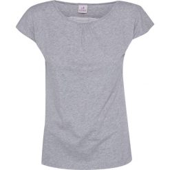 T-shirt DEHA EXPRESSION Szary. Szare bluzki dziewczęce marki Deha, bez wzorów, z satyny, z kontrastowym kołnierzykiem, bez rękawów, bez kaptura. W wyprzedaży za 99,00 zł.