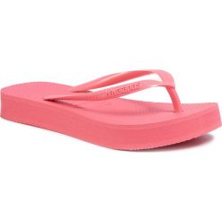 Japonki HAVAIANAS - Slim Flatform Fc 41445377600 Pink Porcelain. Różowe klapki damskie Havaianas, bez wzorów, z tworzywa sztucznego, bez obcasa. Za 109,00 zł.