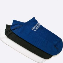 Reebok - Skarpety (3-pack). Szare skarpetki męskie marki Reebok, z elastanu. W wyprzedaży za 29,90 zł.