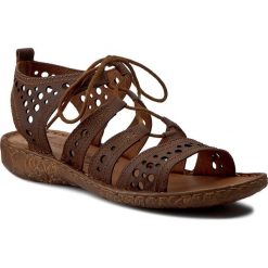 Sandały JOSEF SEIBEL - Rosalie 15 79515 720370 Cognac. Pomarańczowe klapki damskie marki Josef Seibel, bez wzorów, ze skóry, bez obcasa. W wyprzedaży za 199,00 zł.