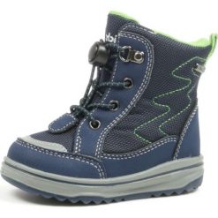 Richter buty zimowe chłopięce 2751-641-7200 27 niebieskie. Niebieskie buty chłopięce zimowe Richter, bez zapięcia. Za 269,00 zł.