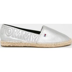 Tommy Jeans - Espadryle. Szare espadryle damskie Tommy Jeans, bez wzorów, z jeansu, bez obcasa. Za 299,90 zł.