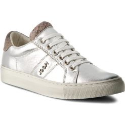 Sneakersy JOOP! - Elaia 4140003339 Silver 952. Szare półbuty damskie JOOP!, bez wzorów, ze skóry, eleganckie, bez obcasa, na płaskiej podeszwie, na sznurówki. W wyprzedaży za 479,00 zł.