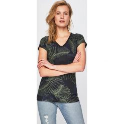 G-Star Raw - Top. Bluzki damskie G-Star RAW, s, bez wzorów, z bawełny, bez kołnierzyka. W wyprzedaży za 79,90 zł.