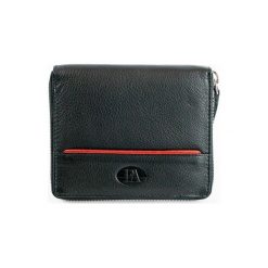 SKÓRZANY PORTFEL MĘSKI PIERRE ANDREUS SKÓRA RFID. Szare portfele męskie PIERRE ANDREUS, bez wzorów, ze skóry. Za 79,90 zł.
