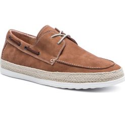 Espadryle GINO ROSSI - Tasos MM2873-TWO-BW00-3300-T 88. Pomarańczowe espadryle męskie ze skóry. W wyprzedaży za 189,00 zł.