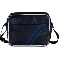 Lekka Torba Miejska na Ramię Messenger by Solier - 5 KOLORÓW. Torby na laptopa Tagless, w paski, ze skóry ekologicznej. Za 59,16 zł.