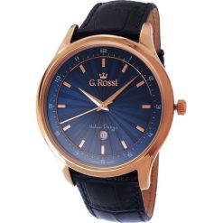 Zegarki męskie: Zegarek Gino Rossi męski Topmen czarny (10212A-6F3)