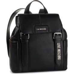 Plecak LOVE MOSCHINO - JC4274PP08KM0000 Nero. Czarne plecaki damskie Love Moschino, bez wzorów, ze skóry ekologicznej, klasyczne. Za 999,00 zł.