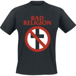 Bad Religion Cross Buster T-Shirt czarny. Czarne t-shirty męskie Bad Religion, l, z napisami, z klasycznym kołnierzykiem. Za 74,90 zł.