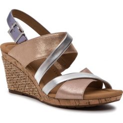 Espadryle GABOR - 22.822.89 Silber Komb (Grata). Żółte espadryle damskie Gabor, bez wzorów, ze skóry, bez obcasa, na obcasie. W wyprzedaży za 349,00 zł.